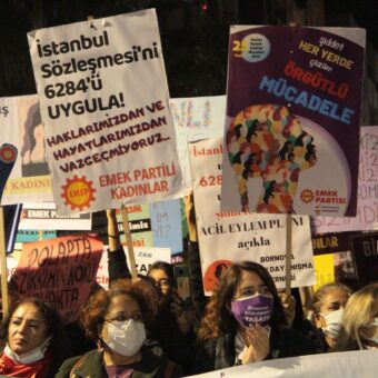 Kadınlar, 25 Kasım’da şiddete karşı heryerde ayaktaydı